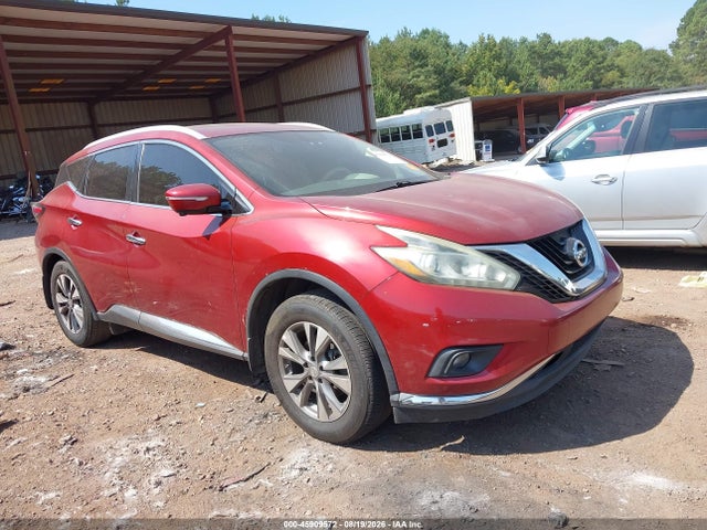 Auction sale of the 2015 Nissan Murano Sl, vin: 5N1AZ2MG7FN247097, lot number: 45909572