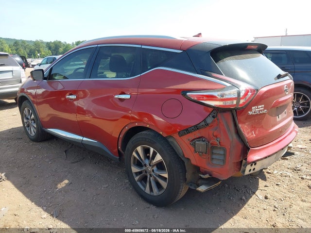 Продажа на аукционе авто 2015 Nissan Murano Sl, vin: 5N1AZ2MG7FN247097, номер лота: 45909572