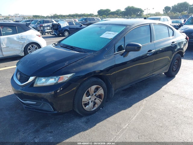 45909712 :رقم المزاد ، 19XFB2F52FE037635 vin ، 2015 Honda Civic Lx مزاد بيع