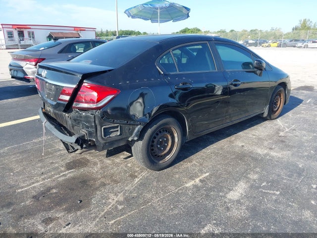 45909712 :رقم المزاد ، 19XFB2F52FE037635 vin ، 2015 Honda Civic Lx مزاد بيع