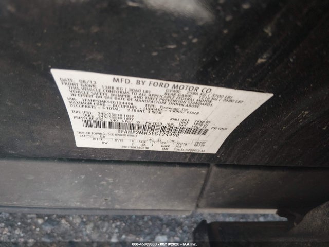 Aukcja sprzedaży 2014 Ford Police Interceptor, vin: 1FAHP2MK5EG124498, numer aukcji: 45909833
