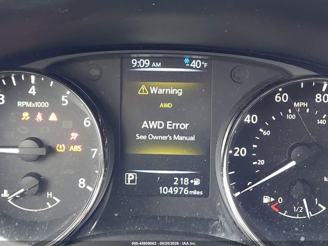 45909862 :رقم المزاد ، KNMAT2MV1HP504234 vin ، 2017 Nissan Rogue Sv مزاد بيع