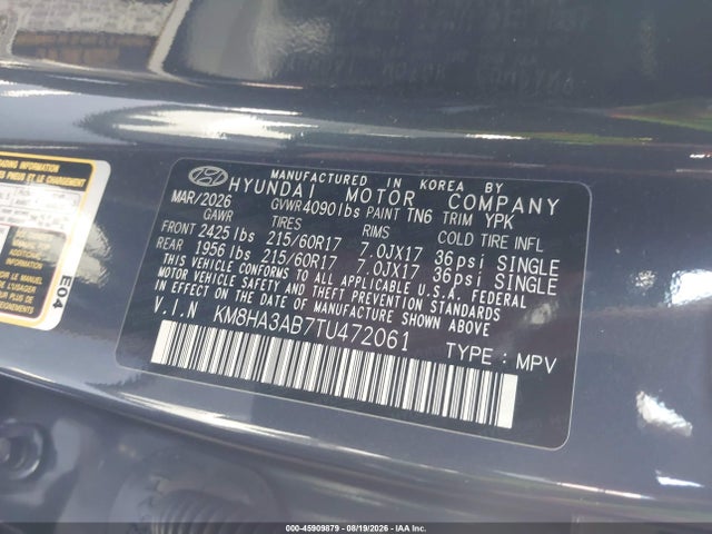 Hyundai Kona Se 2026 KM8HA3AB7TU472061 Image 9