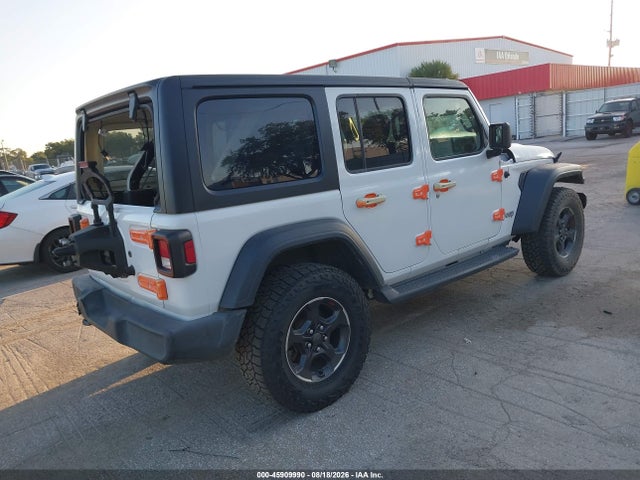 Продажа на аукционе авто 2021 Jeep Wrangler Unlimited Sport S 4x4, vin: 1C4HJXDN1MW648061, номер лота: 45909990