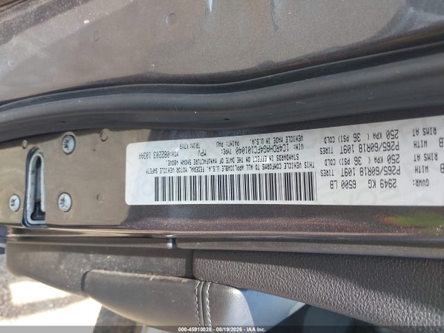 Продажа на аукционе авто 2015 Dodge Durango Sxt, vin: 1C4RDHAG4FC101040, номер лота: 45910028
