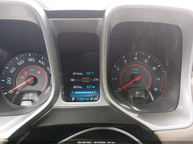 45910031 :رقم المزاد ، 2G1FF1E30F9111799 vin ، 2015 Chevrolet Camaro 2lt مزاد بيع