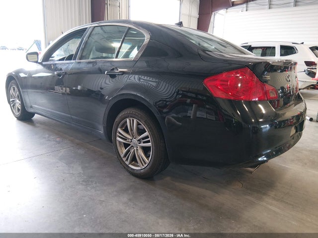 45910050 :رقم المزاد ، JN1DV6AR9BM650253 vin ، 2011 Infiniti G25x مزاد بيع
