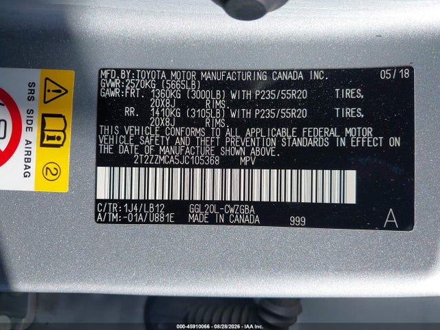 Lexus RX 350 2018 2T2ZZMCA5JC105368 Image 9