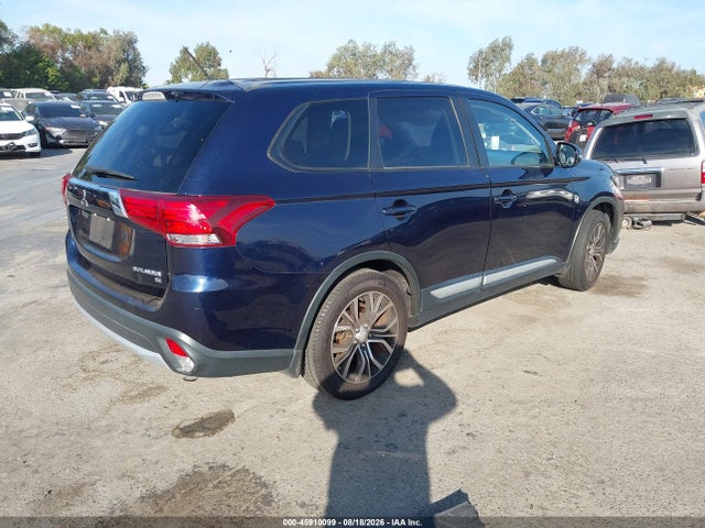 Продаж на аукціоні авто 2016 Mitsubishi Outlander Se, vin: JA4AD3A33GZ022660, номер лоту: 45910099
