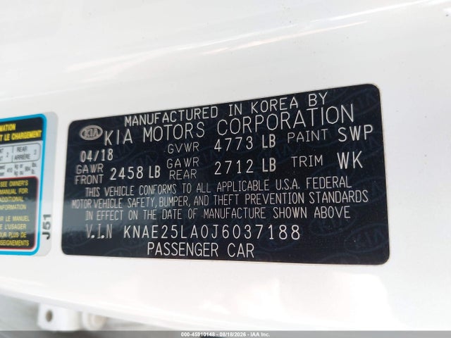 KIA Stinger Premium 2018 KNAE25LA0J6037188 Image 9