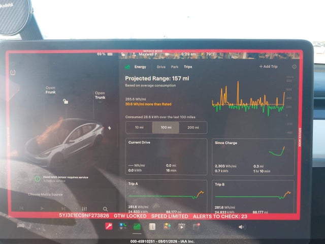 Tesla Model 3 Performance Dual Motor All-wheel Drive 2022 5YJ3E1EC9NF273826 Image 7