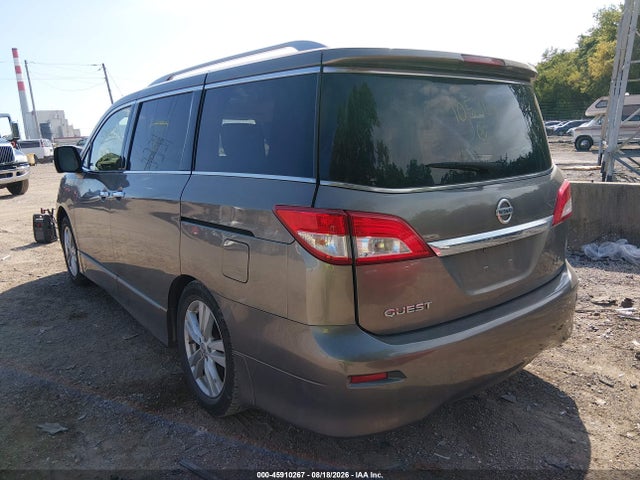2014 Nissan Quest Le მანქანა იყიდება აუქციონზე, vin: JN8AE2KP8E9105369, აუქციონის ნომერი: 45910267