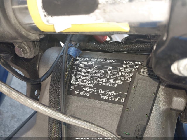 INDIAN MOTORCYCLE CO. Scout Abs 2018 56KMSA003J3129278 Image 10