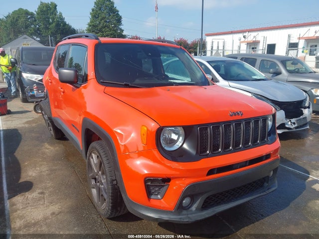 Aukcja sprzedaży 2021 Jeep Renegade Latitude Fwd, vin: ZACNJCBB0MPN10347, numer aukcji: 45910304