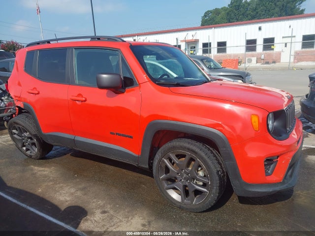 Aukcja sprzedaży 2021 Jeep Renegade Latitude Fwd, vin: ZACNJCBB0MPN10347, numer aukcji: 45910304