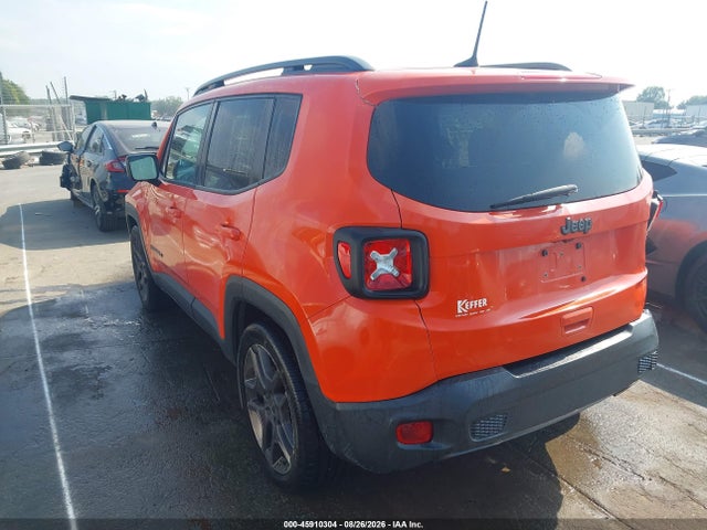 Aukcja sprzedaży 2021 Jeep Renegade Latitude Fwd, vin: ZACNJCBB0MPN10347, numer aukcji: 45910304
