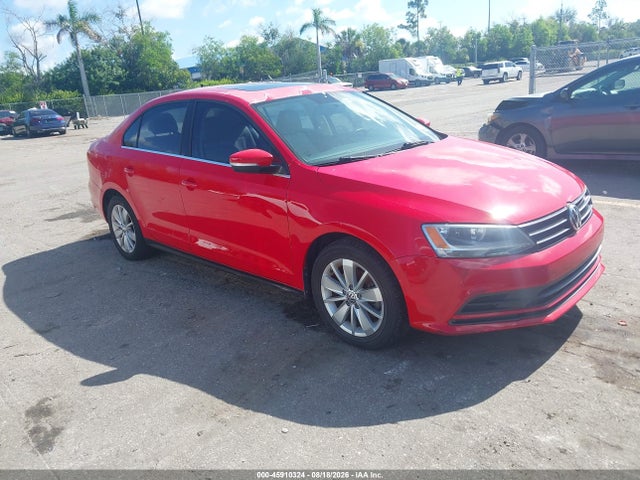 45910324 :رقم المزاد ، 3VWD07AJ4FM286486 vin ، 2015 Volkswagen Jetta 1.8t Se مزاد بيع