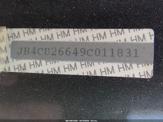 Продажа на аукционе авто 2009 Acura Tsx, vin: JH4CU26649C011831, номер лота: 45910348