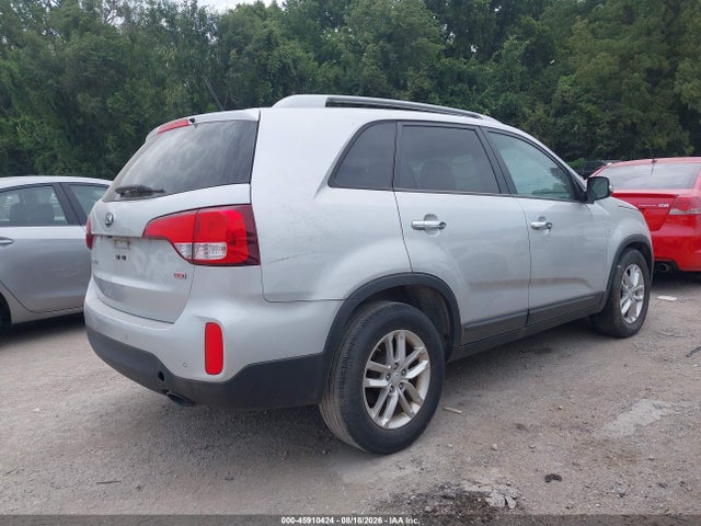 45910424 :رقم المزاد ، 5XYKT3A67FG634509 vin ، 2015 Kia Sorento Lx مزاد بيع