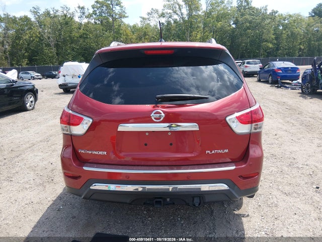Продаж на аукціоні авто 2015 Nissan Pathfinder Platinum, vin: 5N1AR2MN7FC670045, номер лоту: 45910451