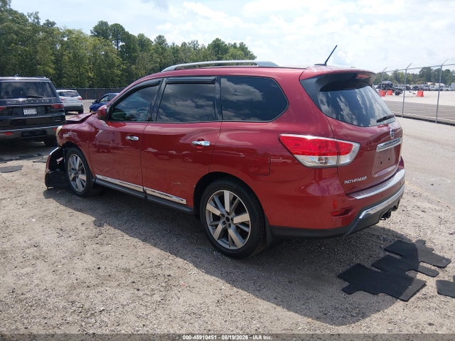 Продаж на аукціоні авто 2015 Nissan Pathfinder Platinum, vin: 5N1AR2MN7FC670045, номер лоту: 45910451