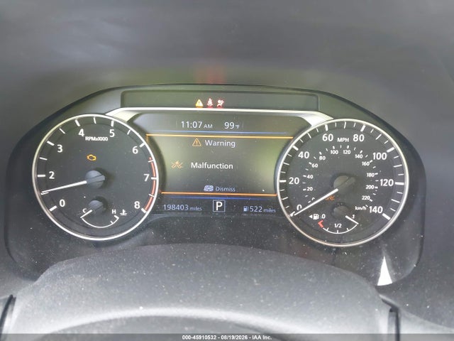 45910532 :رقم المزاد ، 1N4BL4DV6NN307170 vin ، 2022 Nissan Altima Sv Fwd مزاد بيع
