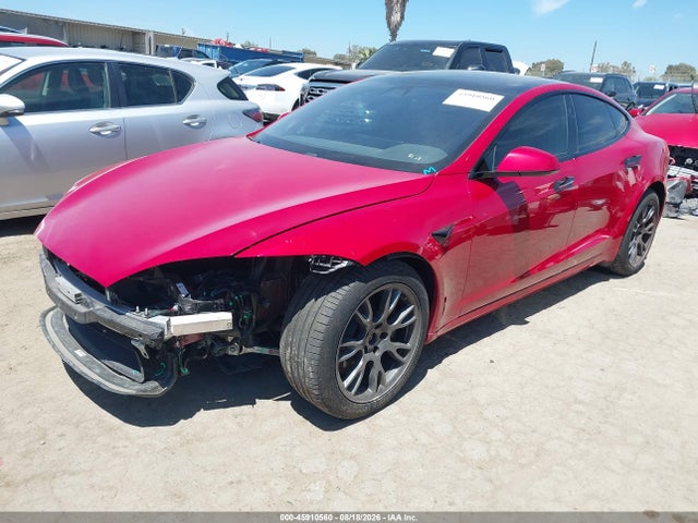 2021 Tesla Model S Long Range Dual Motor All-wheel Drive მანქანა იყიდება აუქციონზე, vin: 5YJSA1E56MF437749, აუქციონის ნომერი: 45910560
