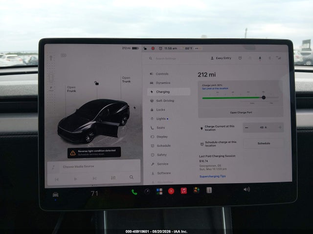 2026 Tesla Model Y All-wheel Drive/long Range Launch Series/premium All-wheel Drive მანქანა იყიდება აუქციონზე, vin: 7SAYGDEE3TA390463, აუქციონის ნომერი: 45910601