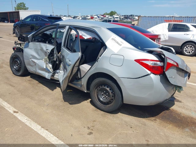 2T1BURHE8FC286809 Toyota COROLLA LE
