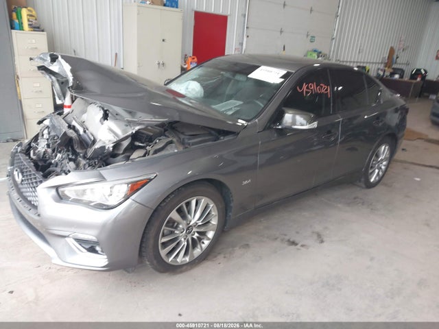 2019 Infiniti Q50 3.0t Luxe მანქანა იყიდება აუქციონზე, vin: JN1EV7AR7KM594257, აუქციონის ნომერი: 45910721