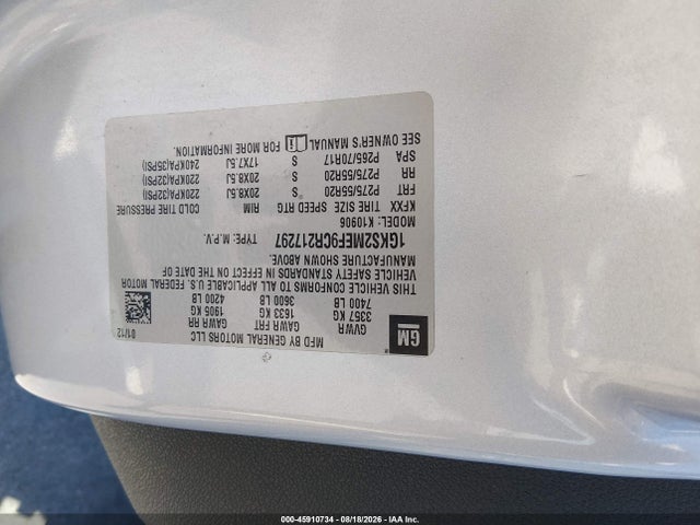 2012 Gmc Yukon Xl 1500 Denali მანქანა იყიდება აუქციონზე, vin: 1GKS2MEF9CR217297, აუქციონის ნომერი: 45910734