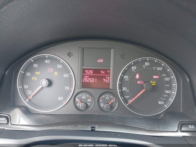 2009 Volkswagen Jetta Se/sel მანქანა იყიდება აუქციონზე, vin: 3VWRM71K59M007604, აუქციონის ნომერი: 45910869