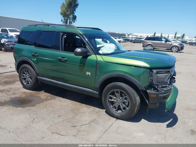 2023 Ford Bronco Sport Big Bend მანქანა იყიდება აუქციონზე, vin: 3FMCR9B63PRE01010, აუქციონის ნომერი: 45910910