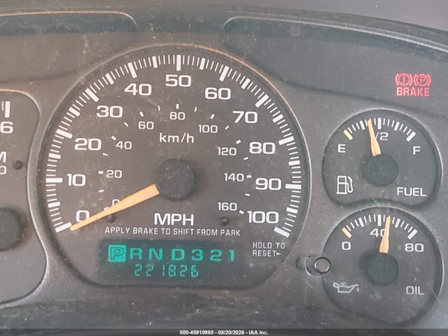 Продаж на аукціоні авто 2001 Chevrolet Silverado 1500 Ls, vin: 2GCEK19T311367161, номер лоту: 45910980