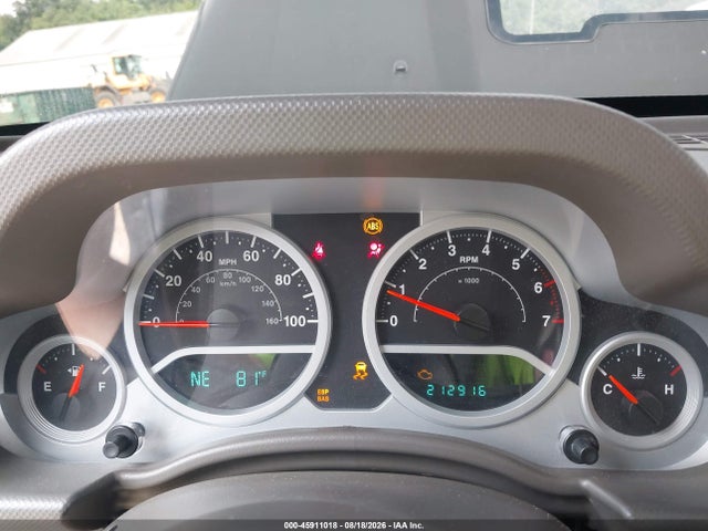 45911018 :رقم المزاد ، 1J8GA59168L574092 vin ، 2008 Jeep Wrangler Unlimited Sahara مزاد بيع