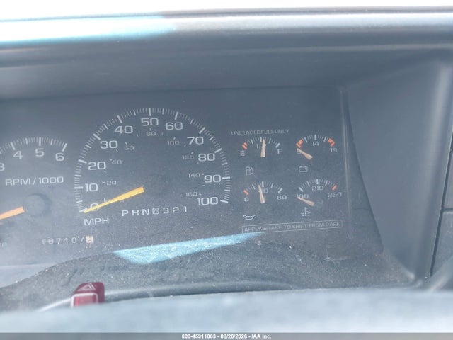 1997 Chevrolet K1500 Fleetside მანქანა იყიდება აუქციონზე, vin: 2GCEK19R6V1261720, აუქციონის ნომერი: 45911063