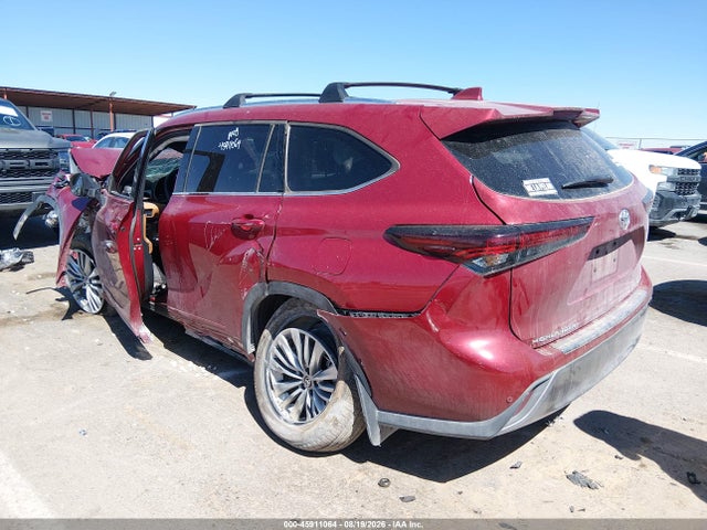 Продаж на аукціоні авто 2026 Toyota Highlander Hybrid Platinum, vin: 5TDEBRCH2TS699459, номер лоту: 45911064