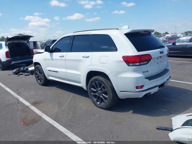 2018 Jeep Grand Cherokee High Altitude 4x4 მანქანა იყიდება აუქციონზე, vin: 1C4RJFCG4JC296835, აუქციონის ნომერი: 45911187