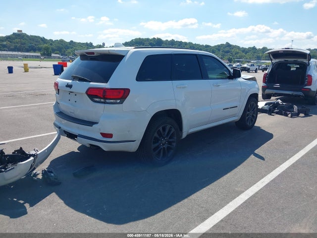 2018 Jeep Grand Cherokee High Altitude 4x4 მანქანა იყიდება აუქციონზე, vin: 1C4RJFCG4JC296835, აუქციონის ნომერი: 45911187