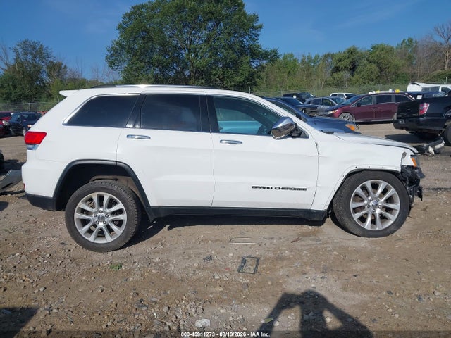 2017 Jeep Grand Cherokee Limited მანქანა იყიდება აუქციონზე, vin: 1C4RJFBG5HC717117, აუქციონის ნომერი: 45911273