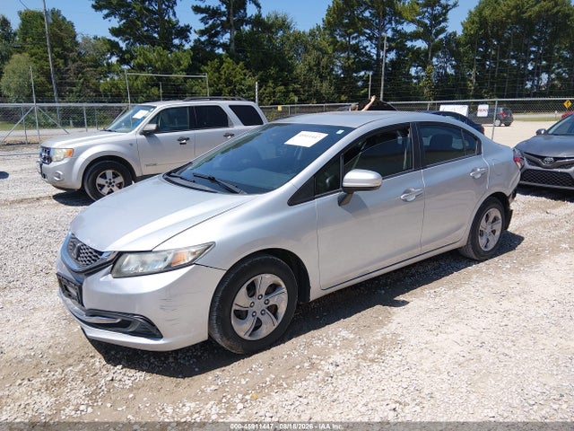 Honda Civic Lx 2014 2HGFB2F55EH525532 Image 2