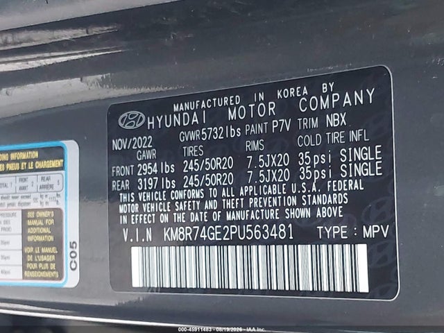 Hyundai Palisade Calligraphy 2023 KM8R74GE2PU563481 Image 9