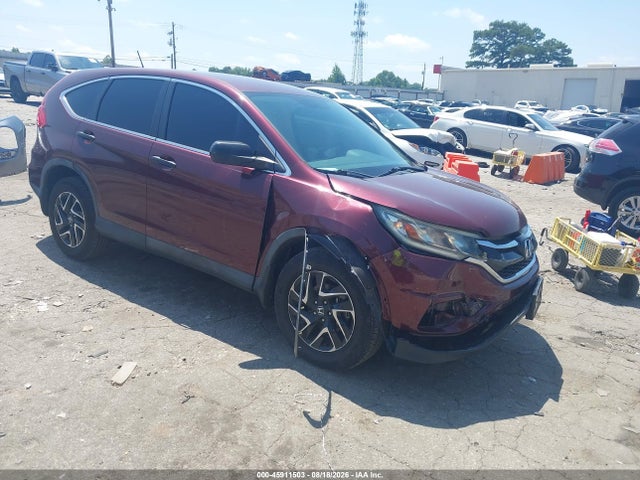 Продаж на аукціоні авто 2016 Honda Cr-v Se, vin: 5J6RM4H40GL134214, номер лоту: 45911503