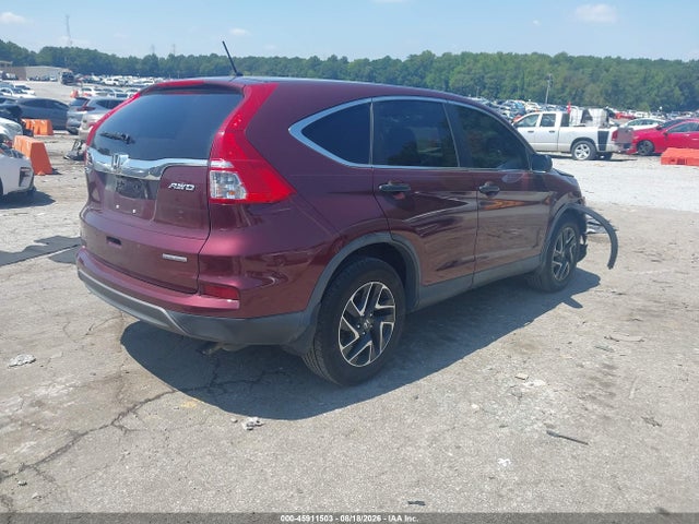 Продаж на аукціоні авто 2016 Honda Cr-v Se, vin: 5J6RM4H40GL134214, номер лоту: 45911503