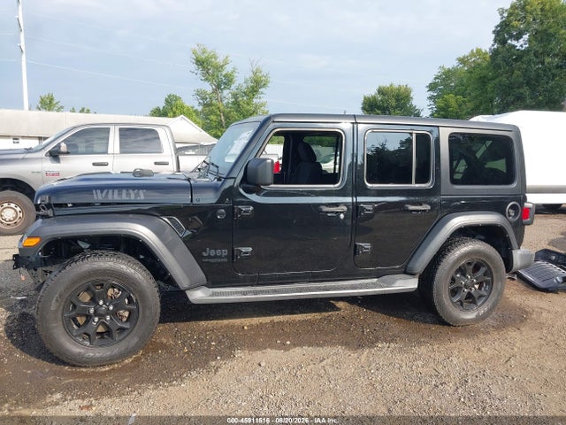 45911516 :رقم المزاد ، 1C4HJXDN6NW258865 vin ، 2022 Jeep Wrangler Unlimited Willys Sport 4x4 مزاد بيع