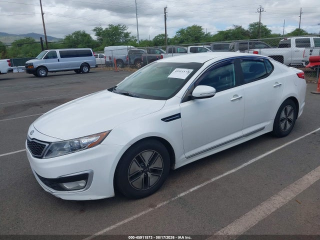 2012 Kia Optima Hybrid Ex მანქანა იყიდება აუქციონზე, vin: KNAGM4AD6C5034363, აუქციონის ნომერი: 45911573