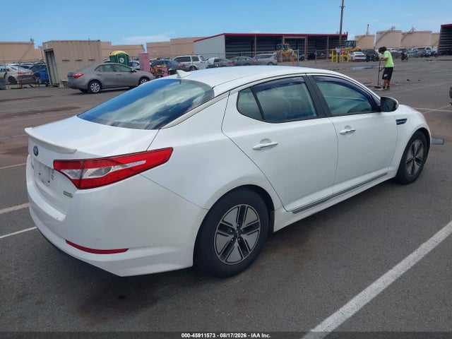 2012 Kia Optima Hybrid Ex მანქანა იყიდება აუქციონზე, vin: KNAGM4AD6C5034363, აუქციონის ნომერი: 45911573