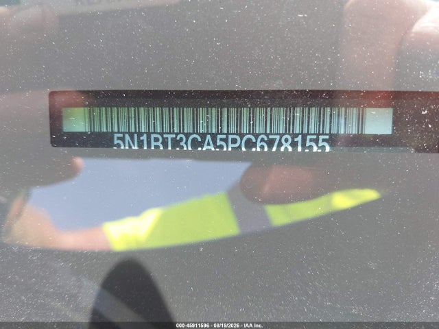 2023 Nissan Rogue Sl Fwd მანქანა იყიდება აუქციონზე, vin: 5N1BT3CA5PC678155, აუქციონის ნომერი: 45911596