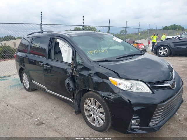 2019 Toyota Sienna Xle Premium 7 Passenger მანქანა იყიდება აუქციონზე, vin: 5TDDZ3DCXKS227127, აუქციონის ნომერი: 45911607