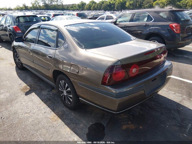 2002 Chevrolet Impala მანქანა იყიდება აუქციონზე, vin: 2G1WF52E129152546, აუქციონის ნომერი: 45911668